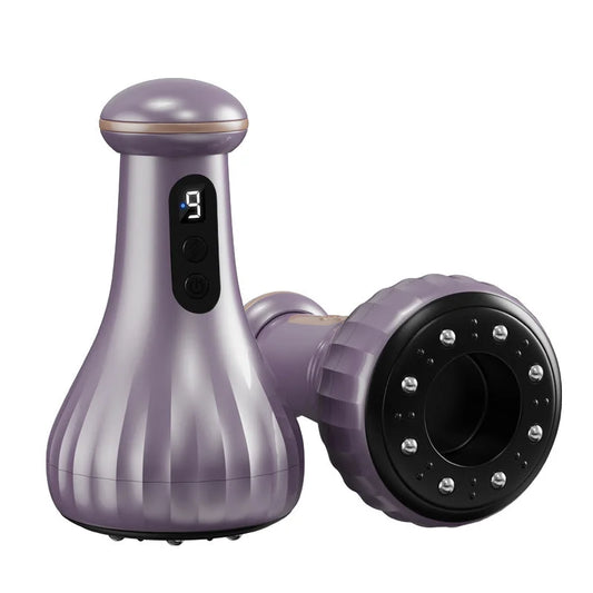 Electric Cupping & Gua Sha Massager - 9 Levels Heat &