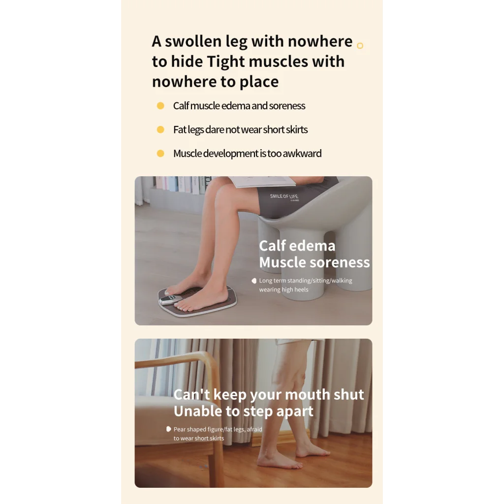 Electric Foot Massager Mat with Remote Control – 32-Speed 8