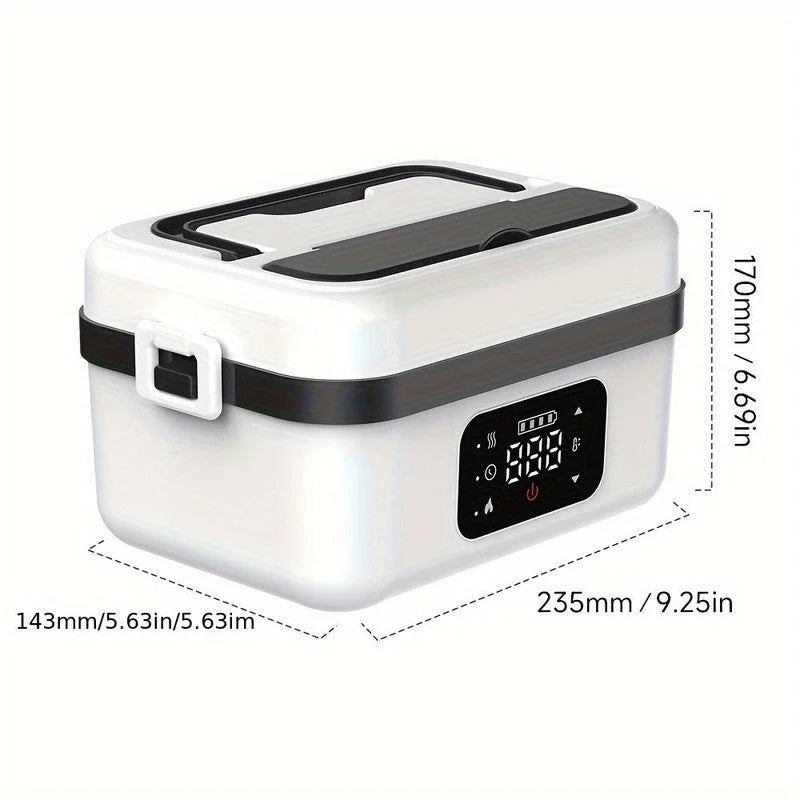 Electric Heated Lunch Box USB Rechargeable 1000ml - Baby &