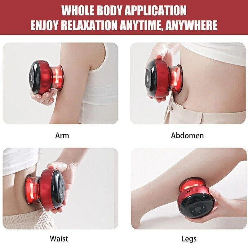 Electric Intelligent Vacuum Cupping Therapy Red Light