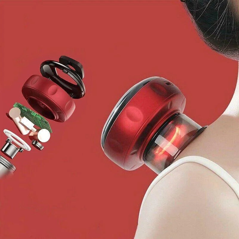 Electric Intelligent Vacuum Cupping Therapy Red Light