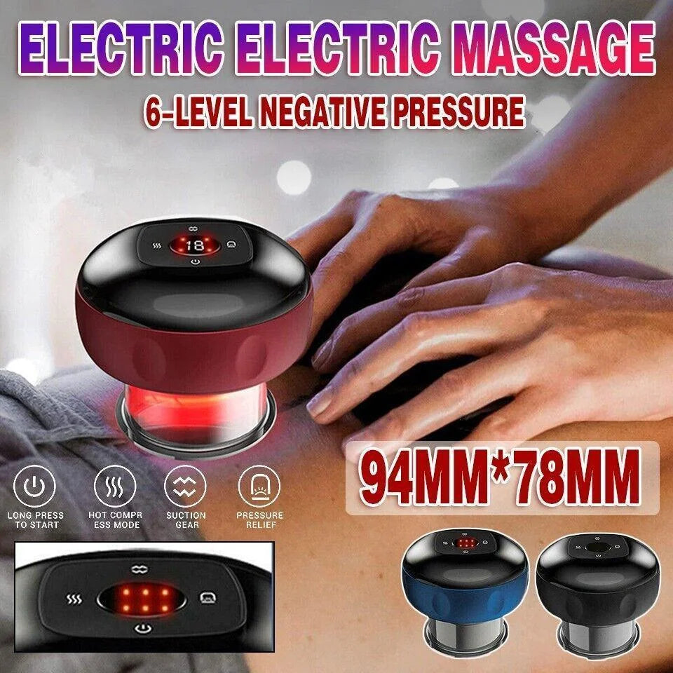 Electric Intelligent Vacuum Cupping Therapy Red Light