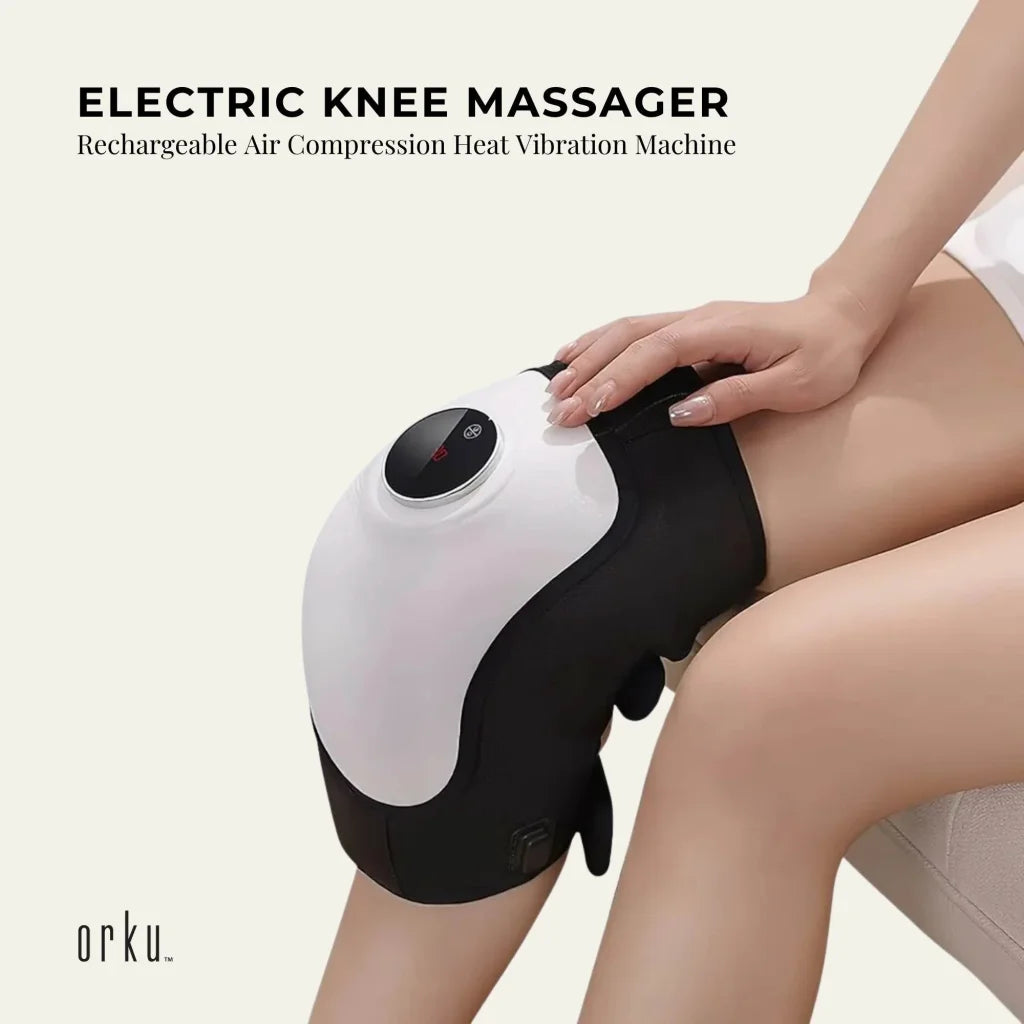 Electric Knee Massager - Rechargeable Air Compression Heat