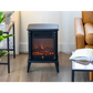 Electric Log Fireplace Heater with Overheat Protection