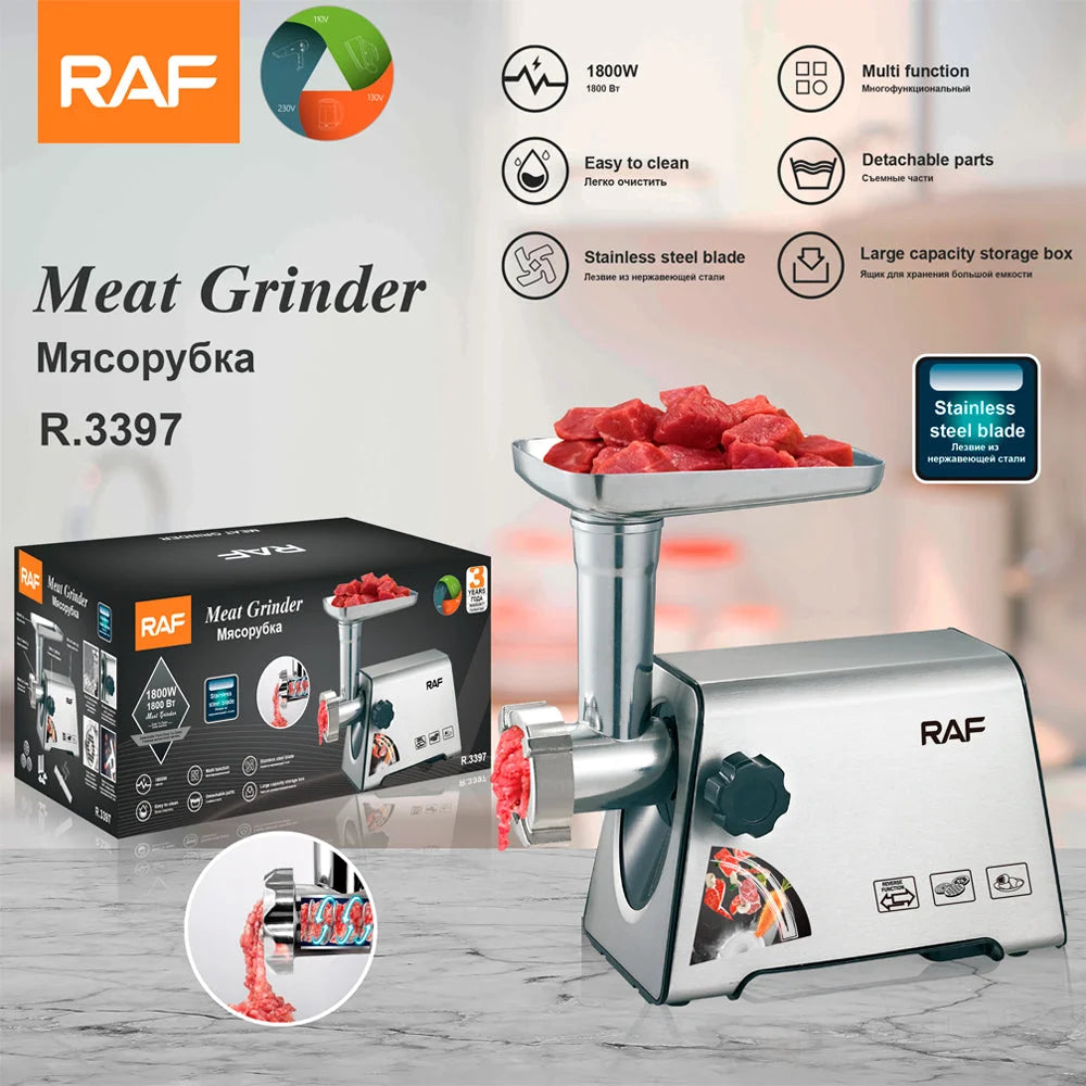 Electric Meat Grinder stainless steel Powerful Multi Functional