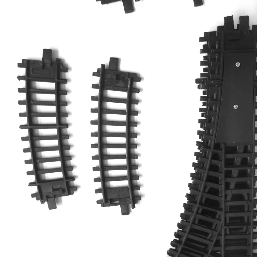 Electric Modern Toy Train Set Vehicle Rail Track Carriages