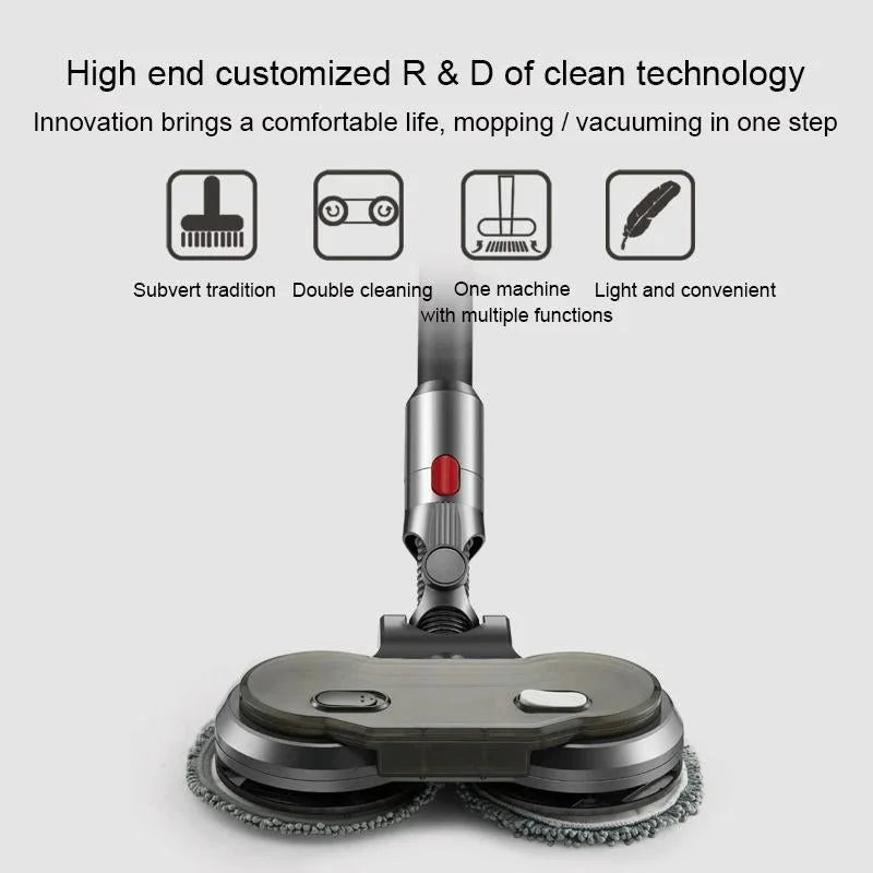 Electric Mop Head With Water Tank For Dyson V7 / V8 / V10 / V11 - Household Floor Cleaning-1915198361623990275