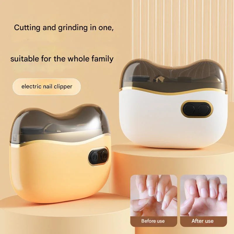 Electric Nail Clipper & Grinder - 2-in-1 Automatic Trimmer