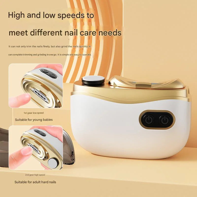 Electric Nail Clipper & Grinder - 2-in-1 Automatic Trimmer