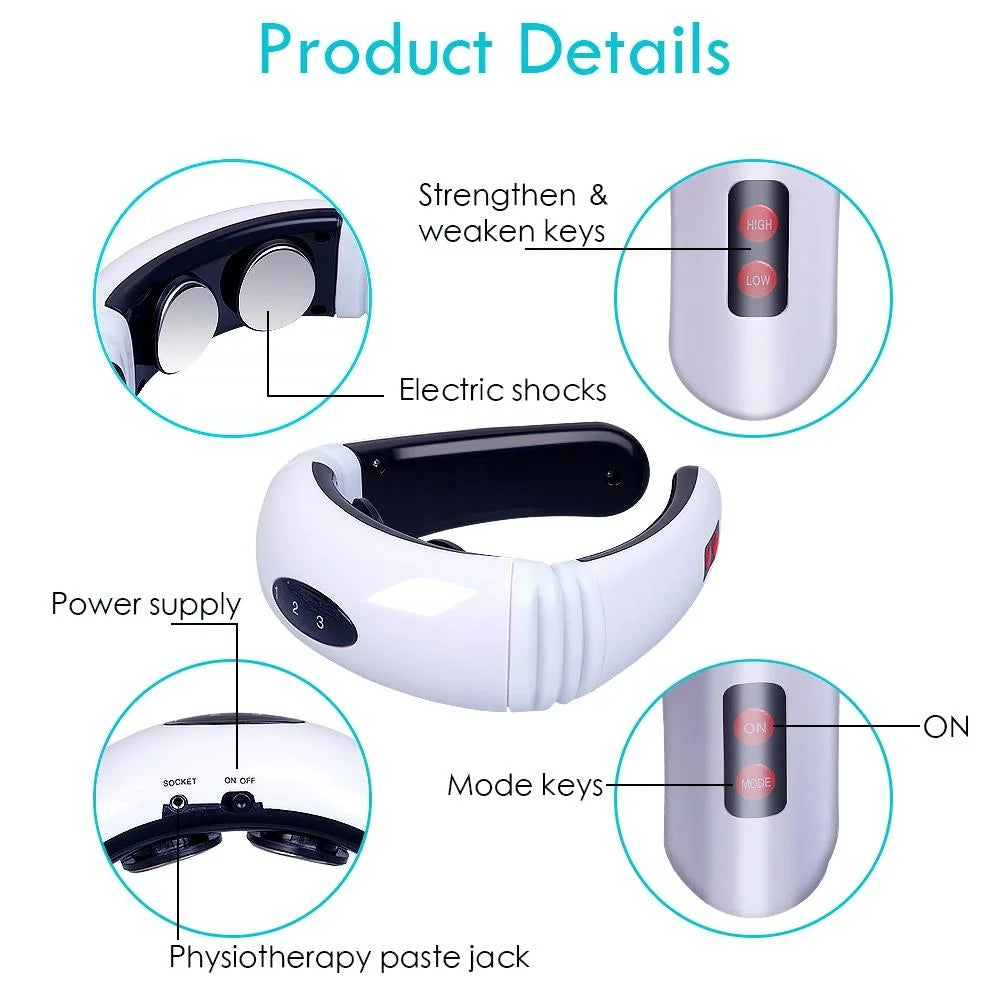 Electric Neck Massager Intelligent Body Massager Plug-In