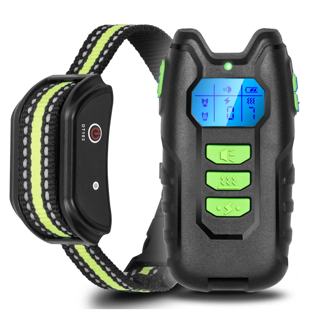 Electric Pet Dog Training Anti Bark Collar Sound Vibrate