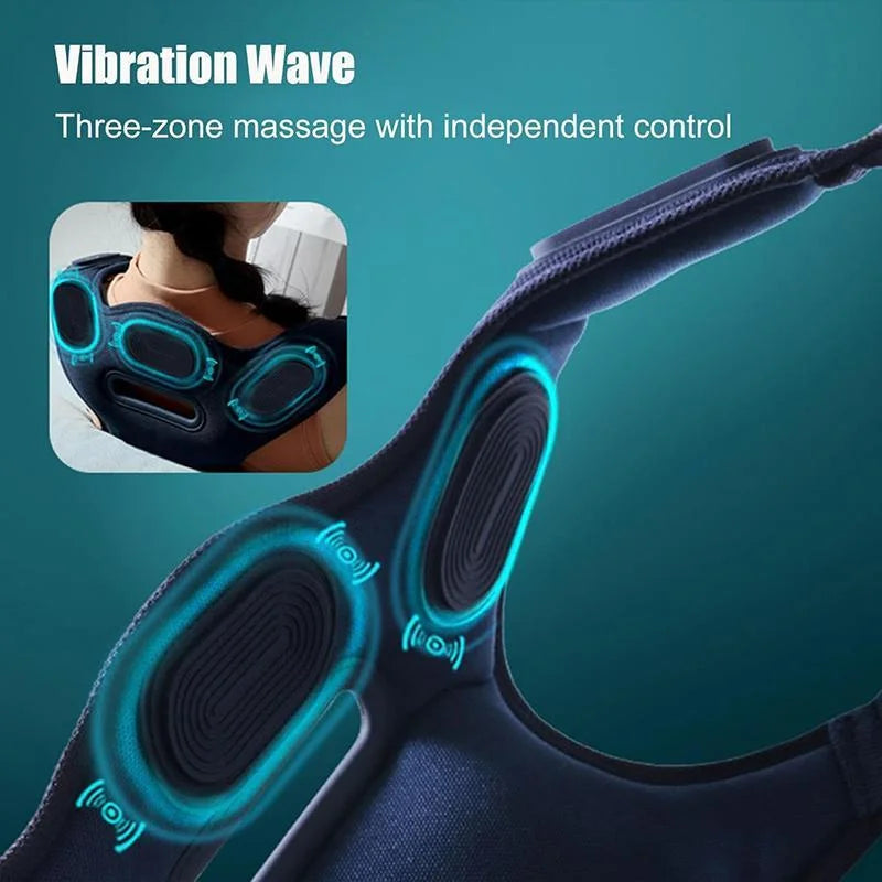 Electric Shoulder Neck Massage Belt Back Correction Belt