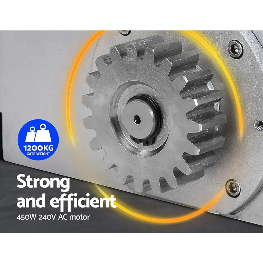 Electric Sliding Gate Opener 550W 0.74HP 4m Kit 2000KG w/