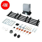 4m 2000kg electric sliding gate with opener 550w 74hp