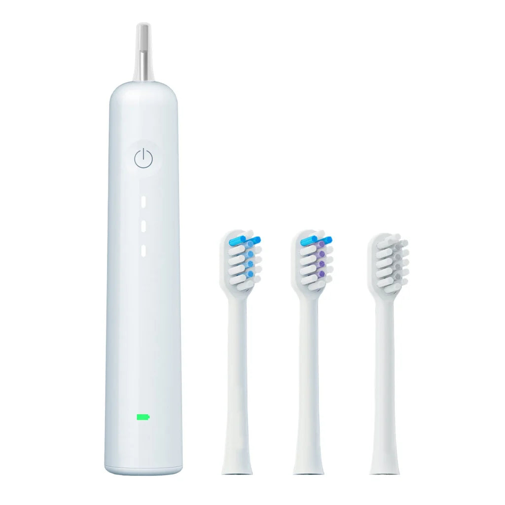 Electric Toothbrush with Ultra-Soft Gum Guard Brush Heads