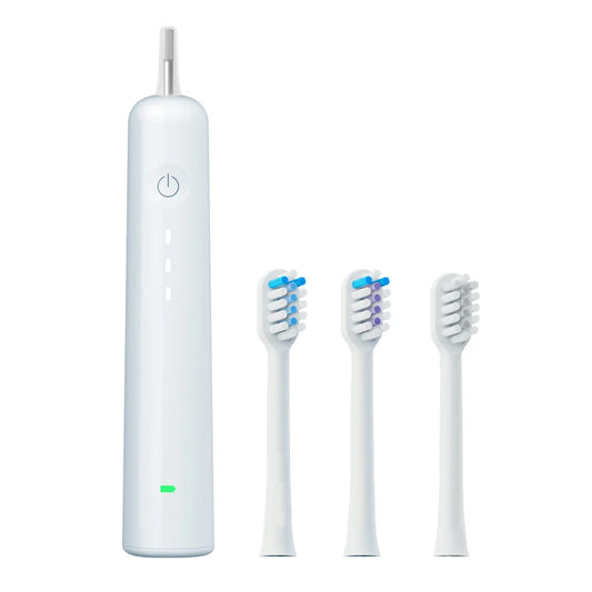 Electric Toothbrush with Ultra-Soft Gum Guard Brush Heads