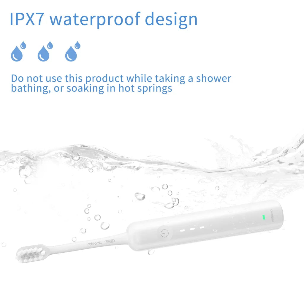 Electric Toothbrush with Ultra-Soft Gum Guard Brush Heads