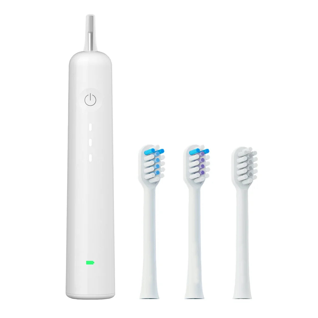 Electric Toothbrush with Ultra-Soft Gum Guard Brush Heads