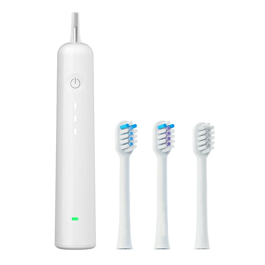 Electric Toothbrush with Ultra-Soft Gum Guard Brush Heads