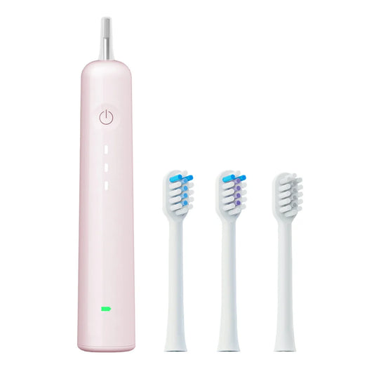 Electric Toothbrush with Ultra-Soft Gum Guard Brush Heads