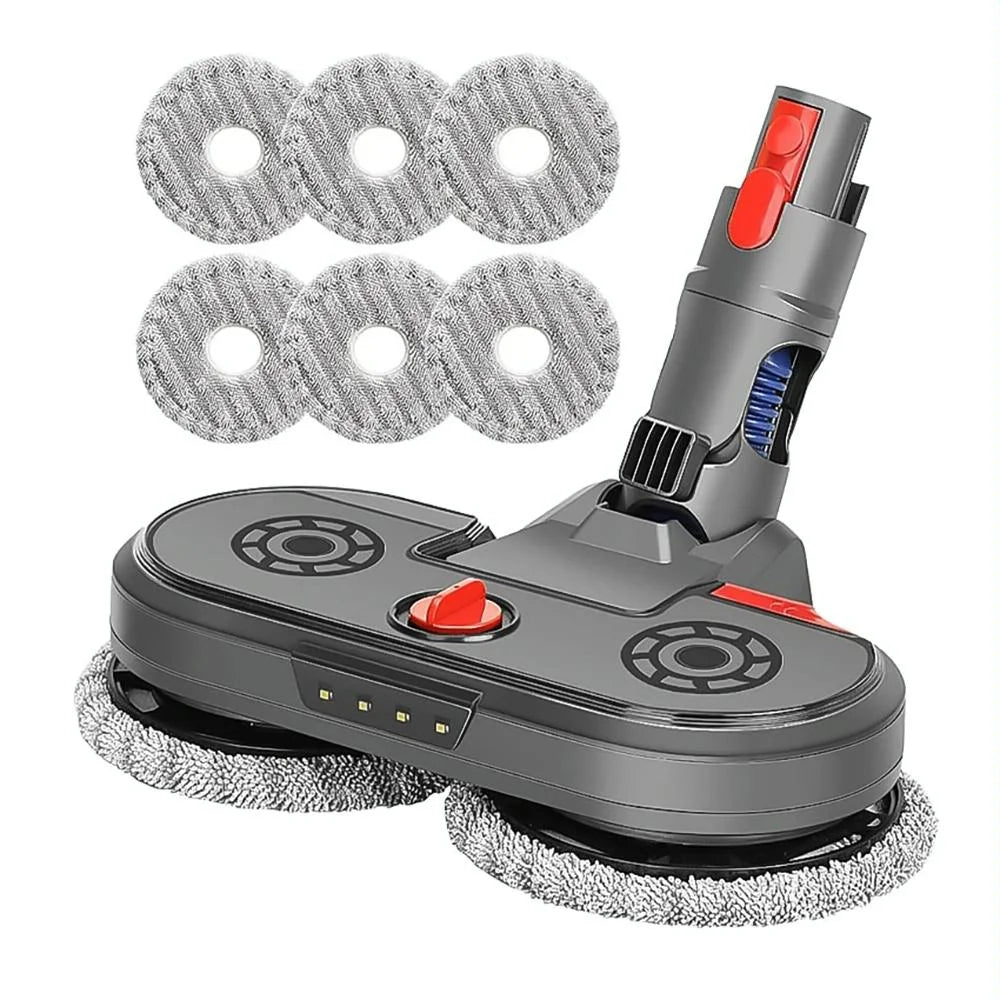 Electric Vacuum Cleaner with Integrated Mopping Head