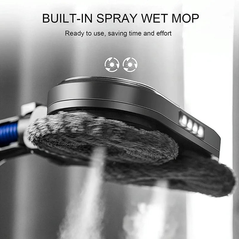 Electric Vacuum Cleaner with Integrated Mopping Head