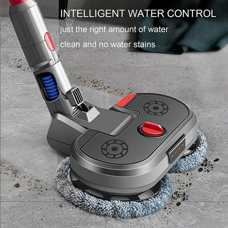 Electric Vacuum Cleaner with Integrated Mopping Head