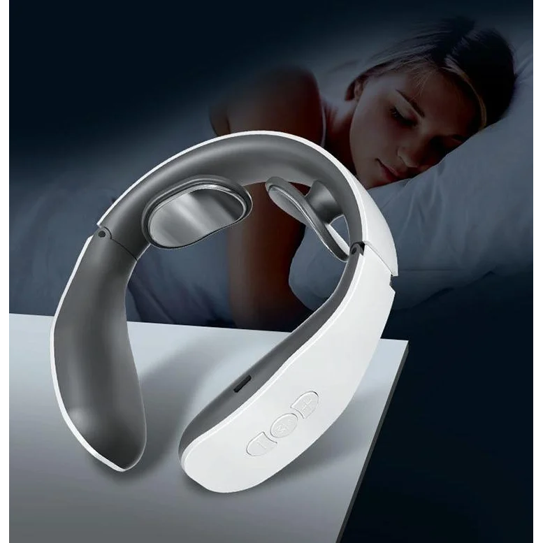 Electromagnetic Pulse Neck Massager With Heating Charging