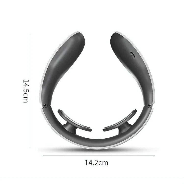 Electromagnetic Pulse Neck Massager With Heating Charging