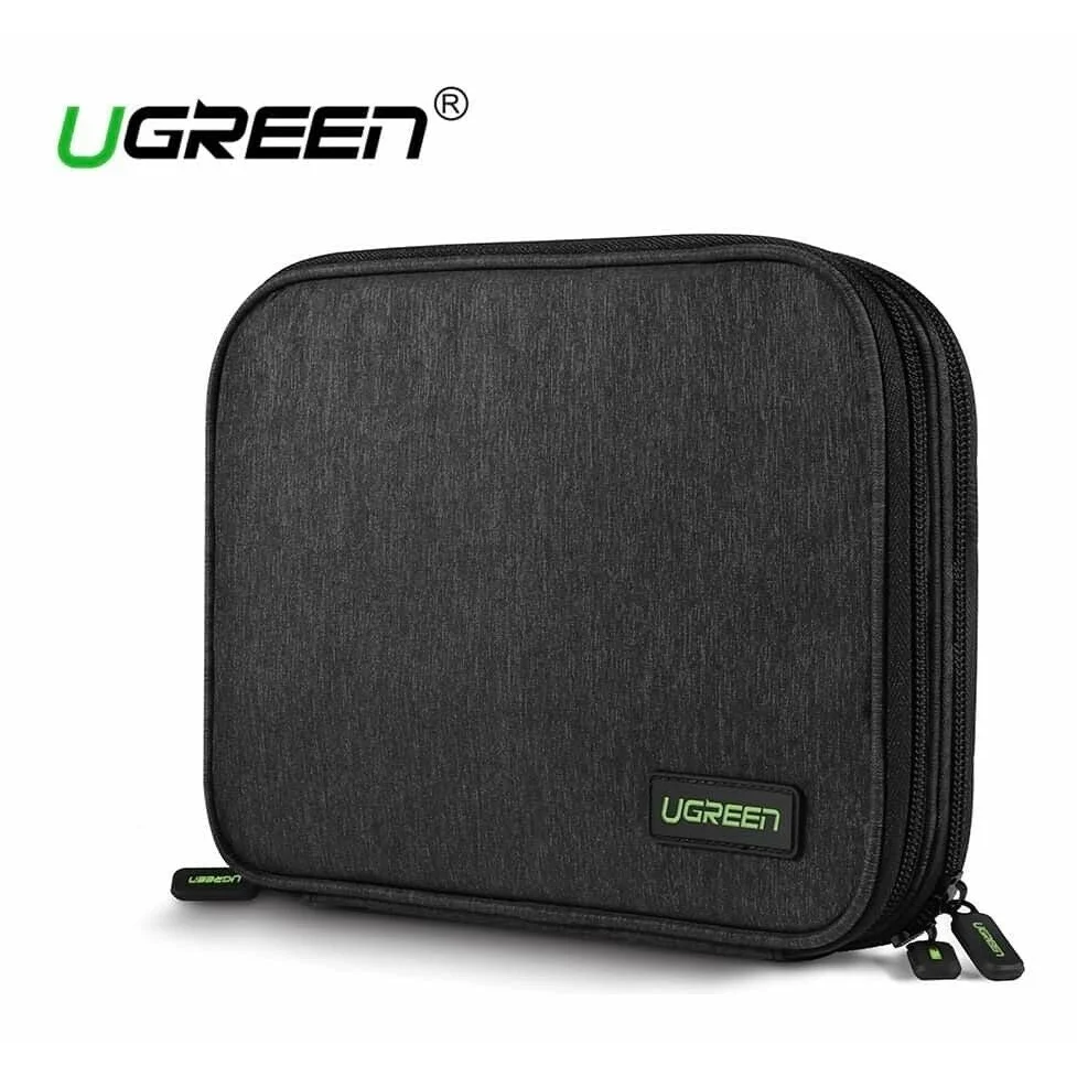 Electronic Accessories Organizer Travel Bag Double Layer