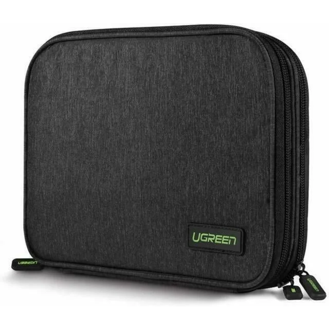 Electronic Accessories Organizer Travel Bag Double Layer