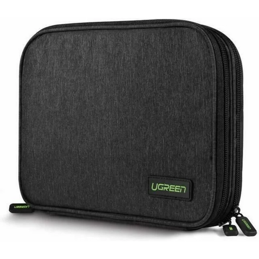 Electronic Accessories Organizer Travel Bag Double Layer