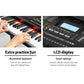Electronic Piano Keyboard 61-Key Lighted LCD Display
