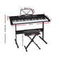 Electronic piano keyboard with keys digital stand stool built