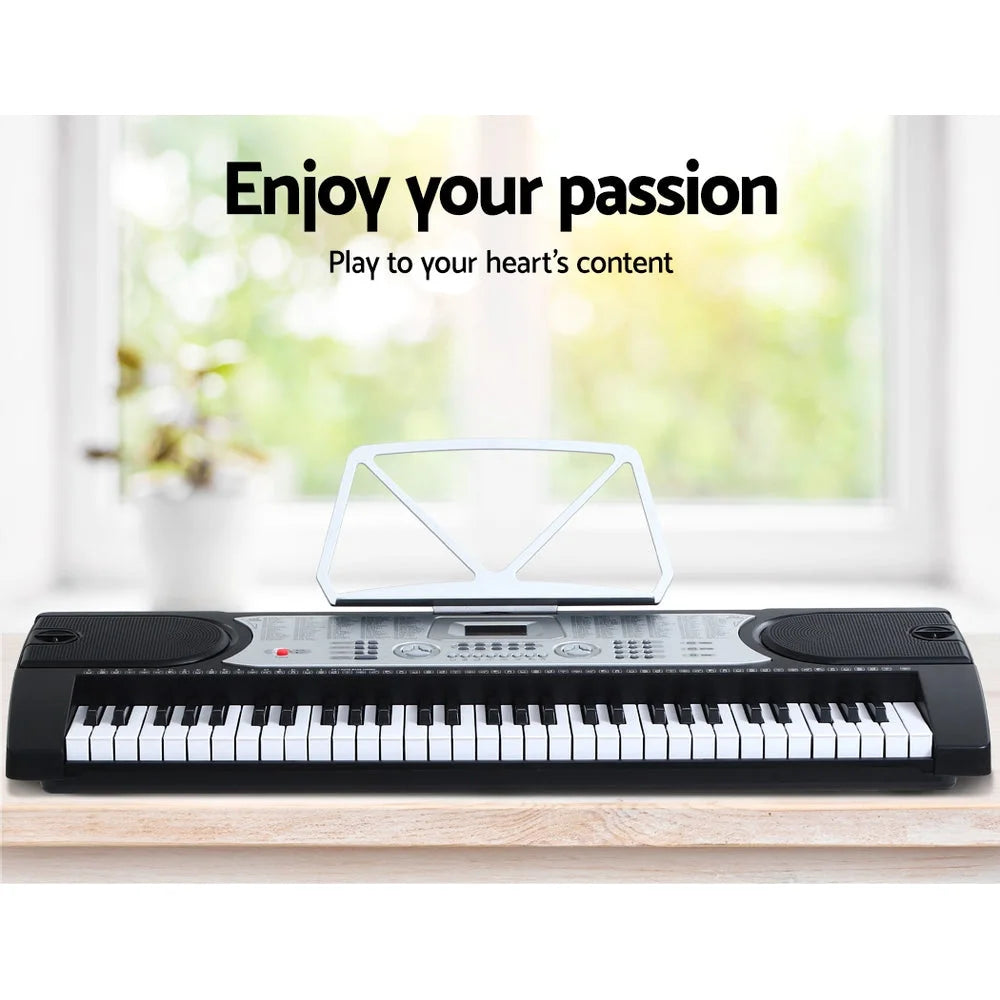 Electronic Piano Keyboard 61 Keys Digital with Stand Stool