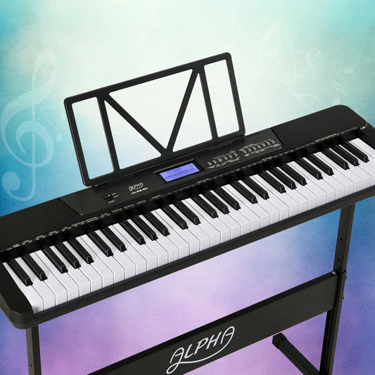 Electronic Piano Keyboard 61 Keys Digital with Stand Touch
