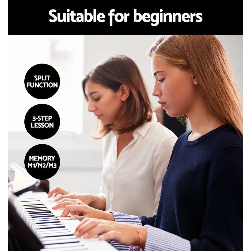 Electronic Piano Keyboard 61 Keys Digital with Stand Touch
