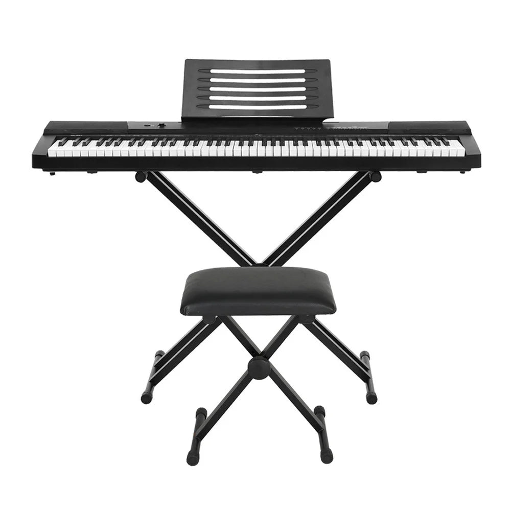 Electronic Piano Keyboard 88 Keys Digital with Stand Stool