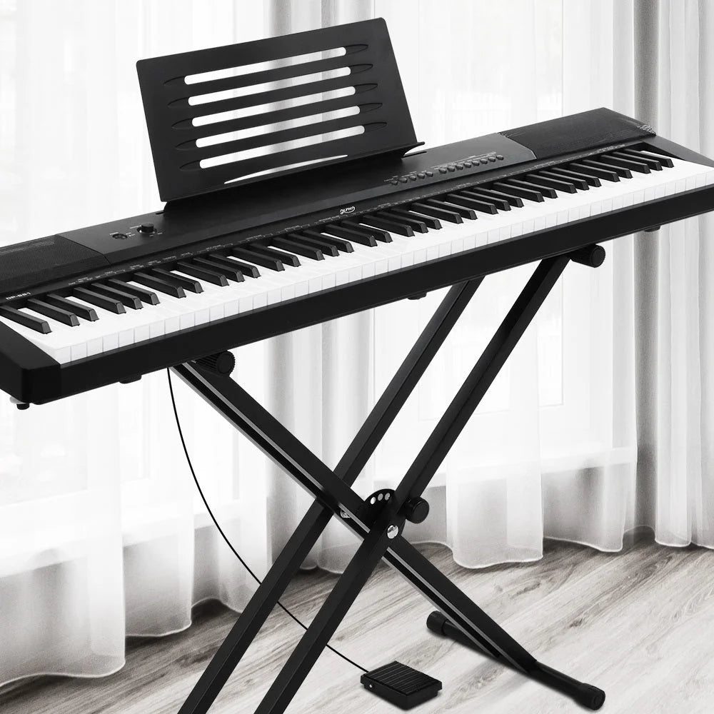 Electronic Piano Keyboard 88 Keys Holder Music Stand Touch