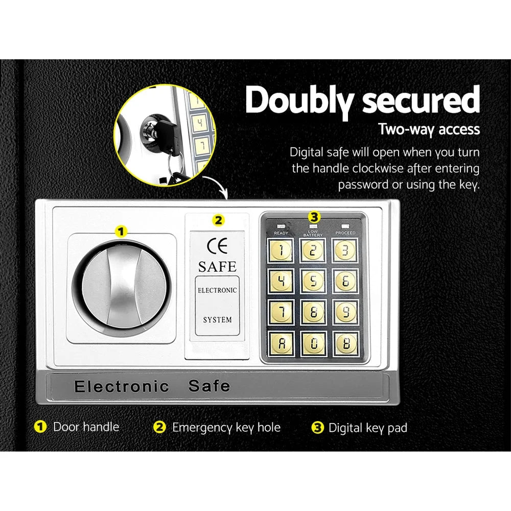 Electronic Safe Digital Security Box 16L - Storage