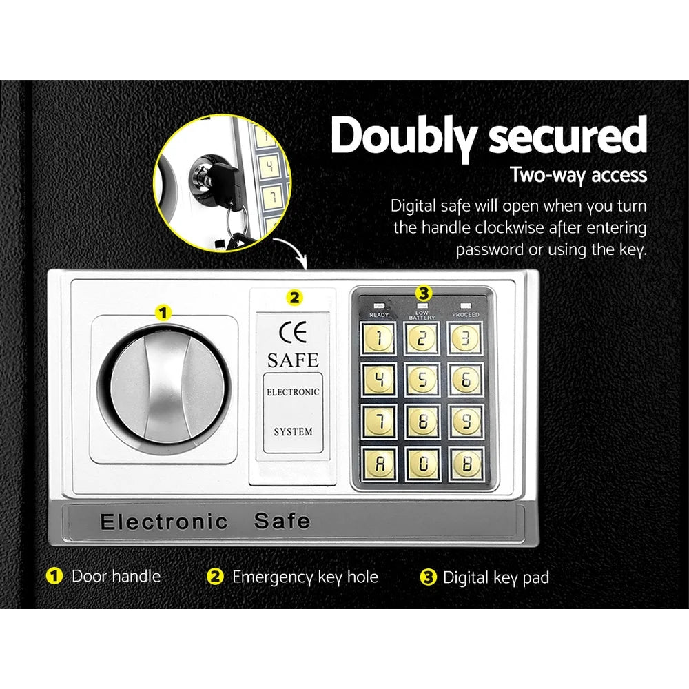 Electronic Safe Digital Security Box 20L - UL Tech