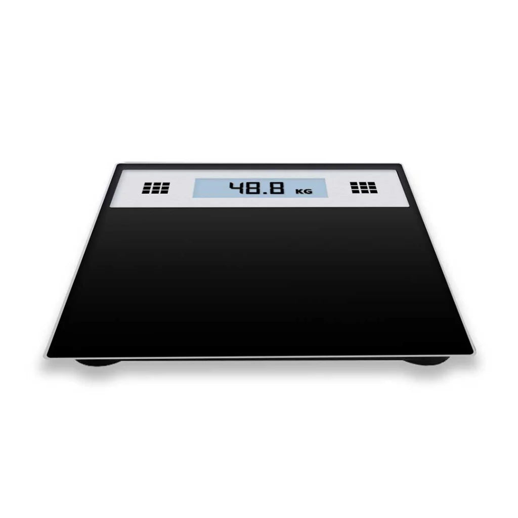 Electronic Talking Scale 180kg Fitness Weight Glass Bathroom Scale LCD Display - Stainless - Premium