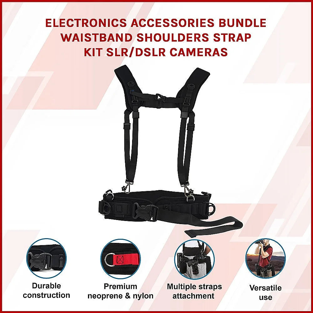 Electronics Accessories Bundle Waistband Shoulders Strap