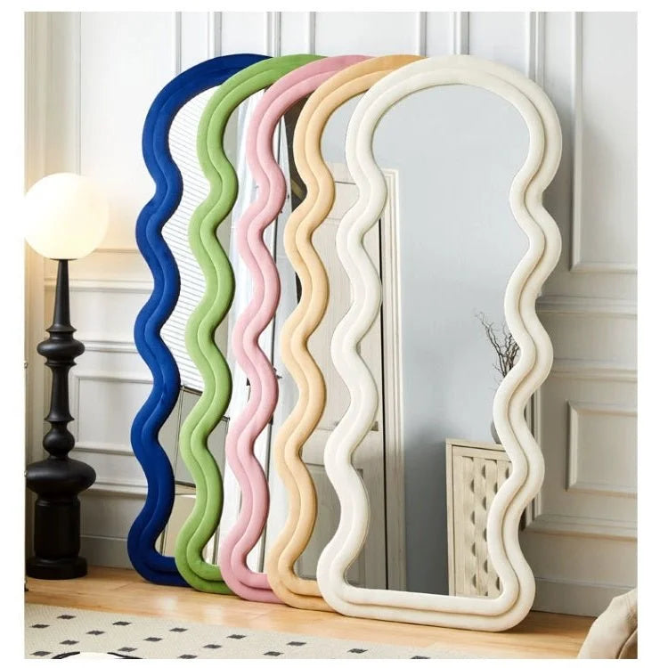 Elegance Curvy Floor Mirror 1.7M Wavy Full-Length Squiggle