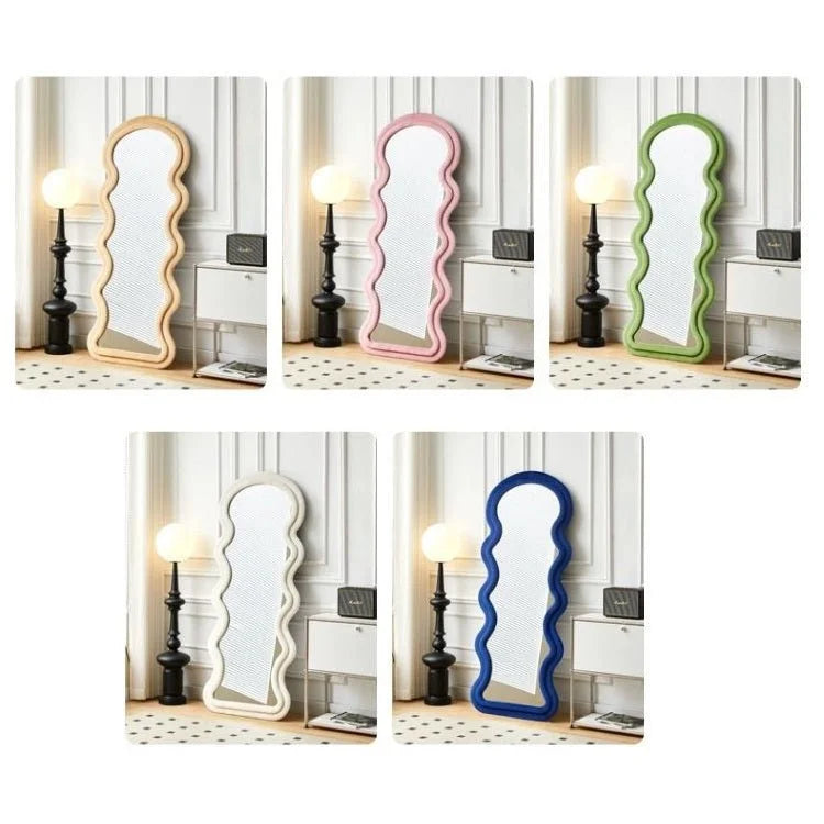 Elegance Curvy Floor Mirror 1.7M Wavy Full-Length Squiggle