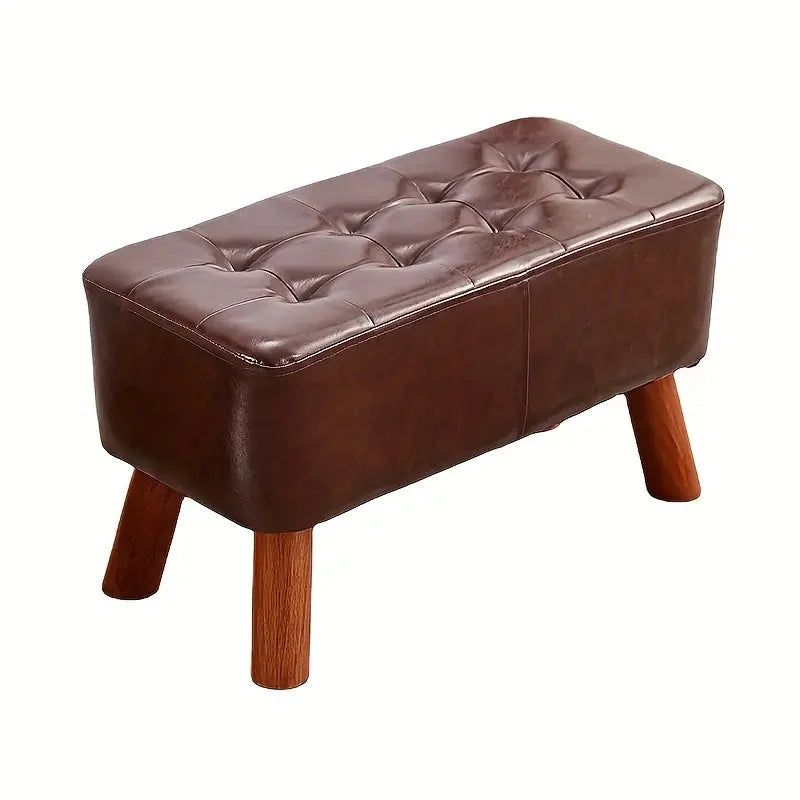 Elegant Hardwood Entryway Shoe Organizer - Furniture