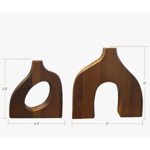 Elegant Nordic-Style Decorative Vase Set - Crafted