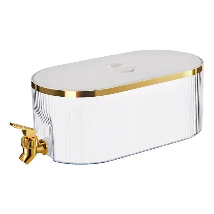 Elegant White Refrigerator Cold Water Dispenser - 5.3L