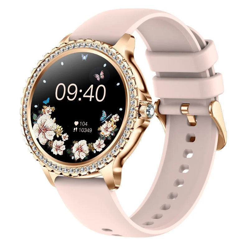 Elegant Women’s Smartwatch,HD Touchscreen Bluetooth Calls