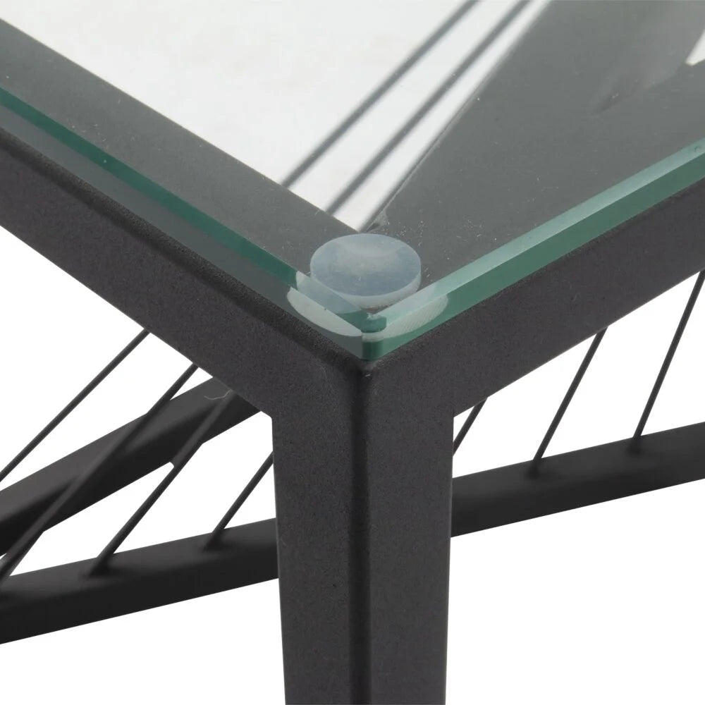 Eleganza Glass Enclave Coffee Table - Modern Aesthetic
